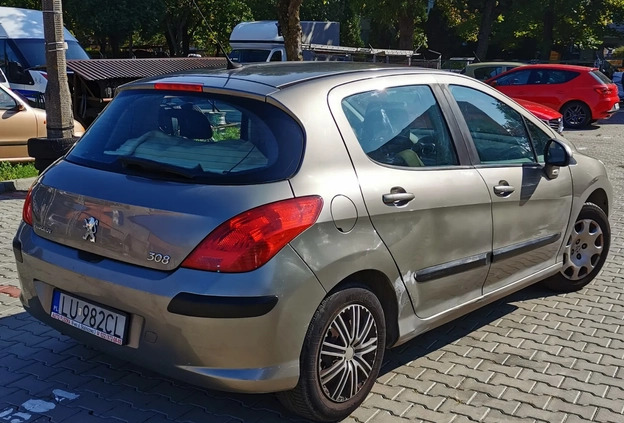 Peugeot 308 cena 10000 przebieg: 175000, rok produkcji 2011 z Lublin małe 4